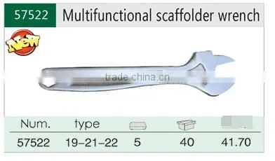 scaffolder wrench/construction using combination wrench
