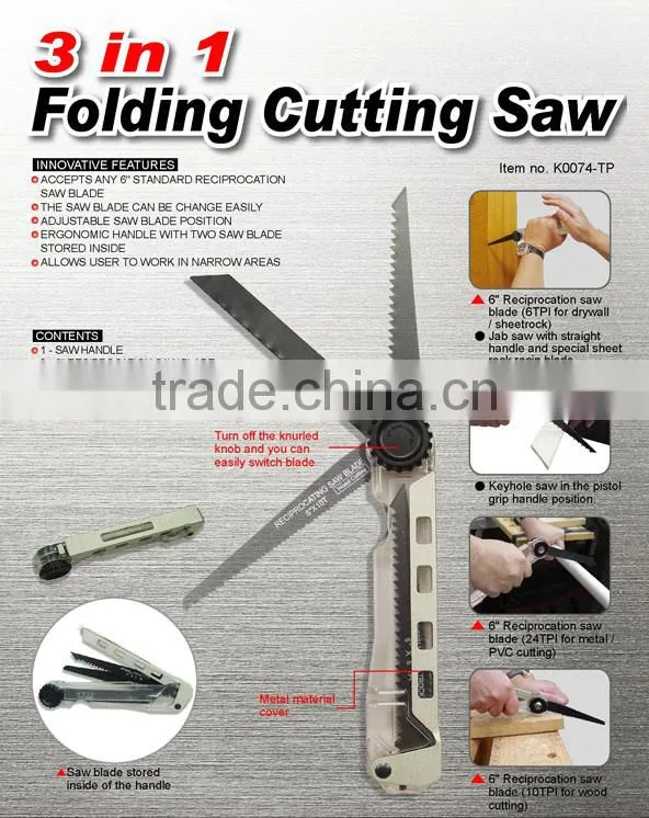 3 in 1 Folding Cutting Saw