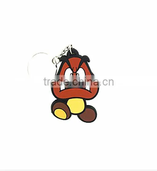 Custom Design Shaped 3D Soft Plastic Rubber PVC Keychain