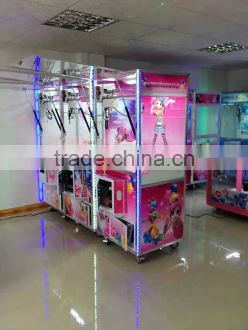 2015 Hot-sale Hello Kitty cheap game machine/DF-V212 claw crane games machines