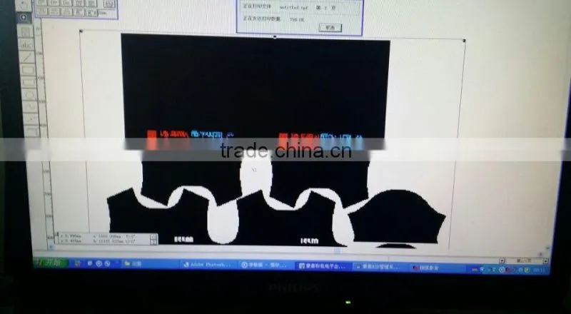 Digital textile printing sublimation heat transfer printing for swimwear