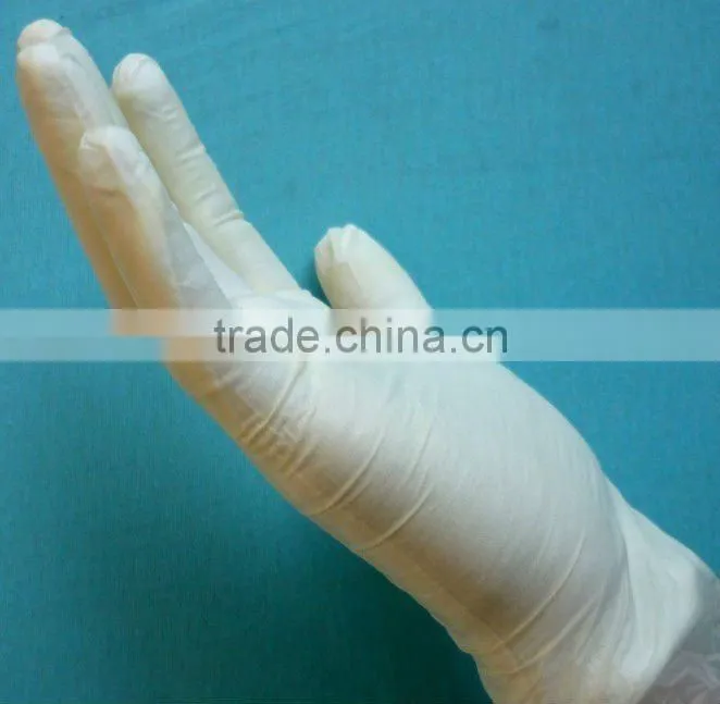 high elasticity sterile Latex Surgical Gloves