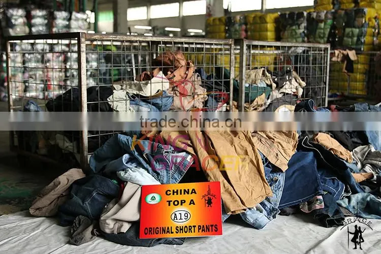 Stock Bulk Wholesale In Bales Men Short Pants wholesale clothing used