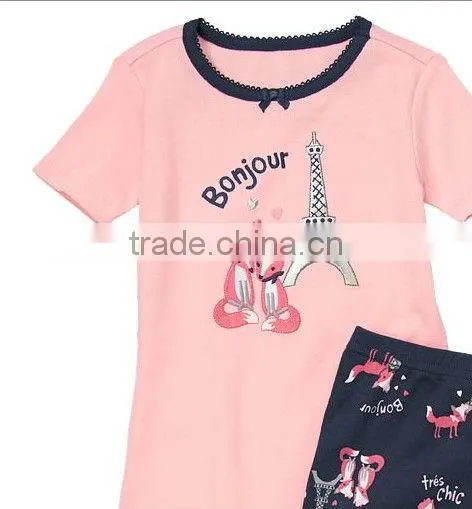 Parisian Foxes Two-Piece children clothing