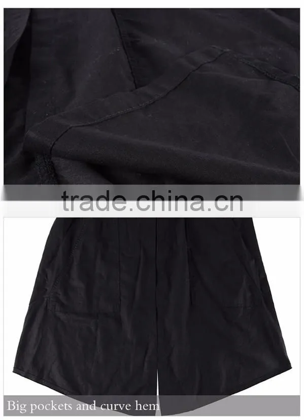 Unique Designer Mens Vest Extended 2016 Spring Streetwear fashion Men's Vest with Hood