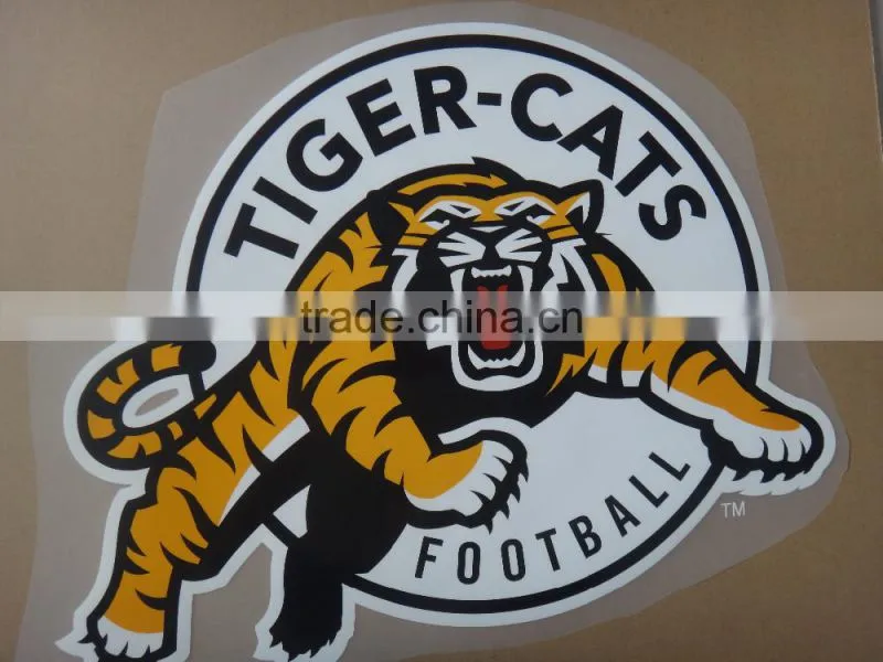 Custom Plastisol Type Soccer Number Heat Transfer Printing For Jerseys With Anti sublimation