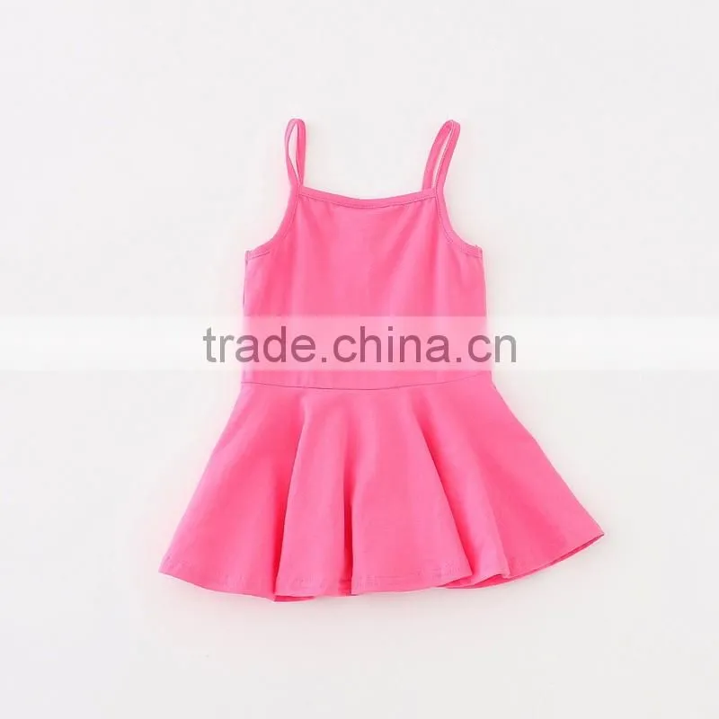 2016 baby girl summer tutu dress hand made baby boutique girl dress girls Sling Dress