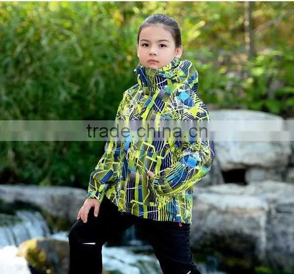 2017 3 in 1 colorful polyester kids varsity jacket
