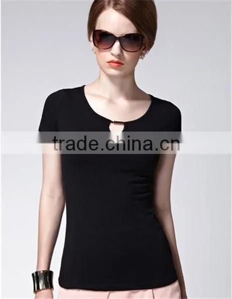 OEM cotton t shirt/ fashion woman printed t-shirt/custom t-shirt