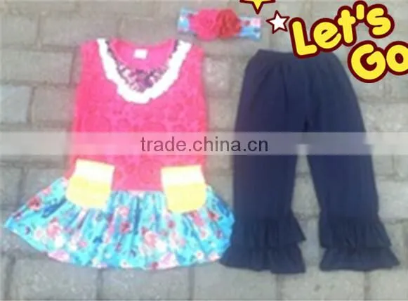 2016 Easter giggle moon remake girls outfits spring summer sets persnickety kids girl knot clothing set remake stripes boutique