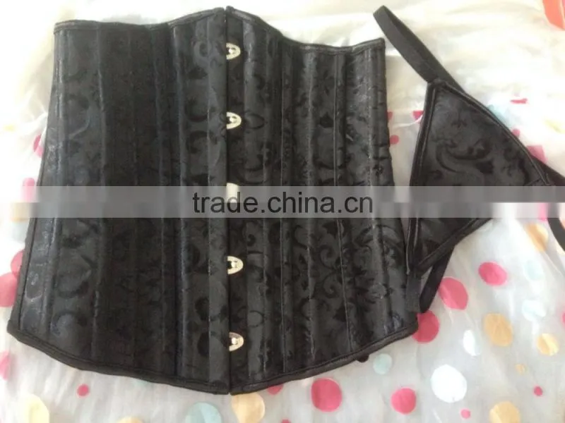 Instyles latex waist cincher latex lingerie wholesale gothic clothing underbust latex waist trainer 4color