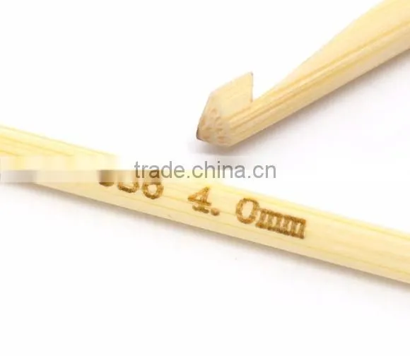 Wholesale Bamboo Crochet Hooks( US Size 6/4mm ) 15cm