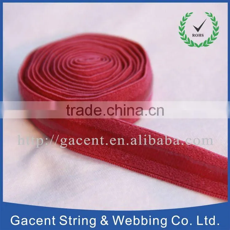 Eco friendly jacquard elastic fold over waistband for garment