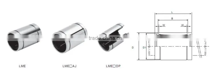 Low price ball bushing linear bearing LME8 for CNC machine