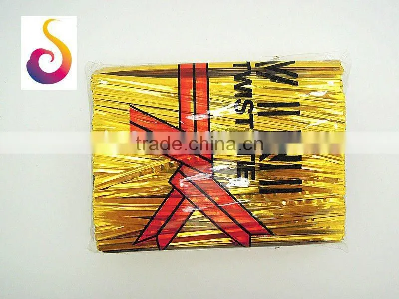 Metal wire twist tie