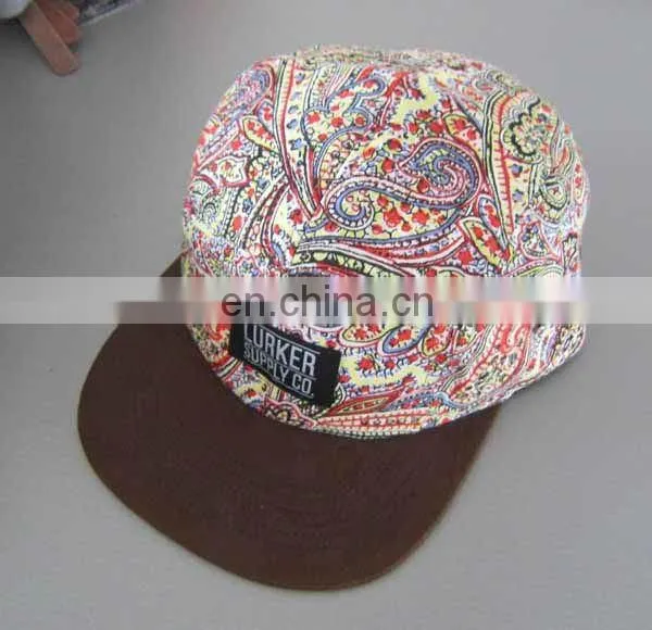 cheap camouflage kids 5 panel snapback cap/hat