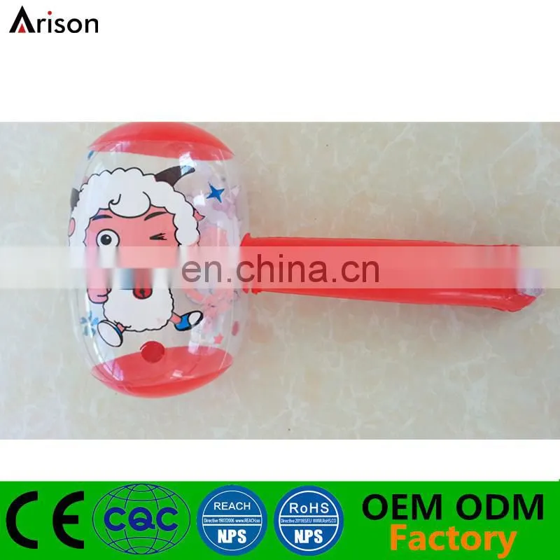 Durable CE-EN71 PVC inflatable hammer inflatable stick for advertising toys