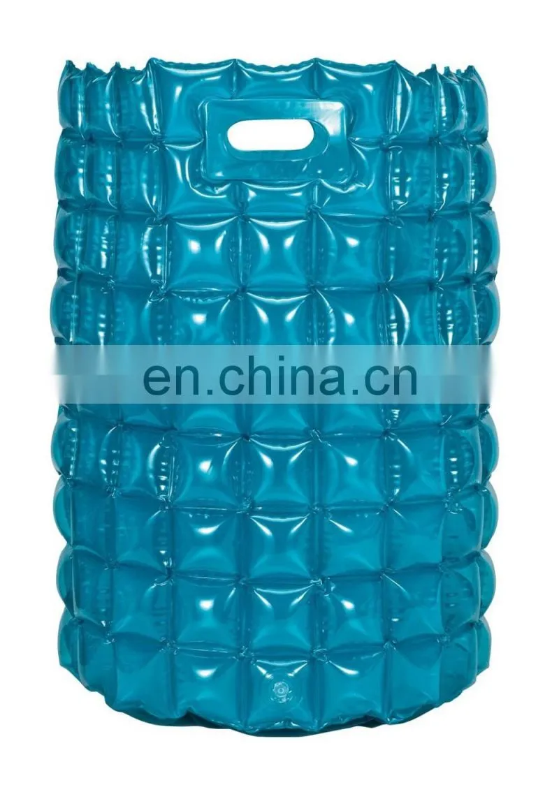 Inflatable laundry bin bubble bag