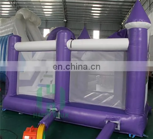 Purple Princess Printing 0.55mm PVC Tarpaulin Bouncing Castles Inflatable Commercial Bounce House Clearance