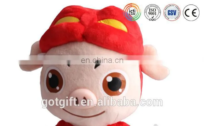 Promotional custom pig plush toy for gift,custom plush toy,plush toy