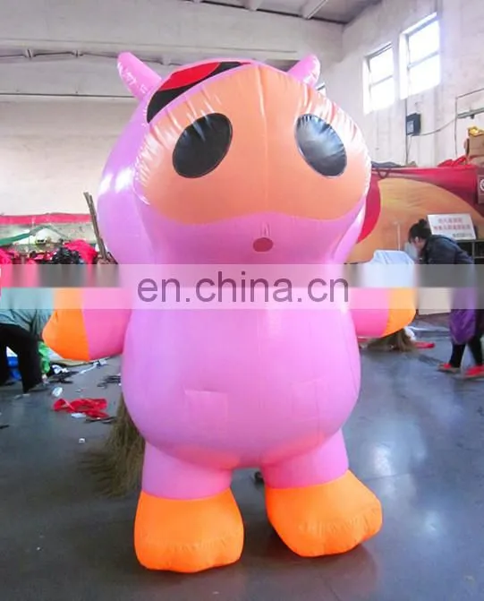 Costume Inflatable Pig Cartoon for advertising /inflatable pig