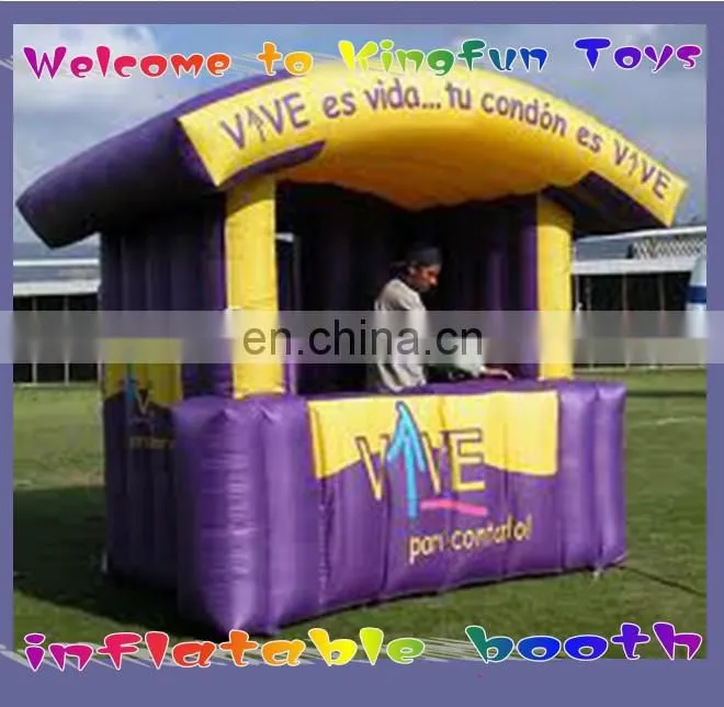 Pink Inflatable cartoon tents for square promotion