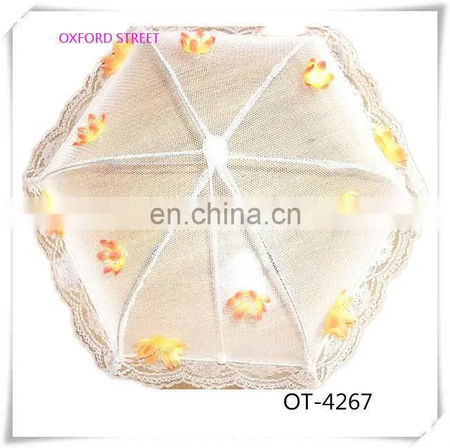 plastic mesh polyester food tent cover mosquito net food cover