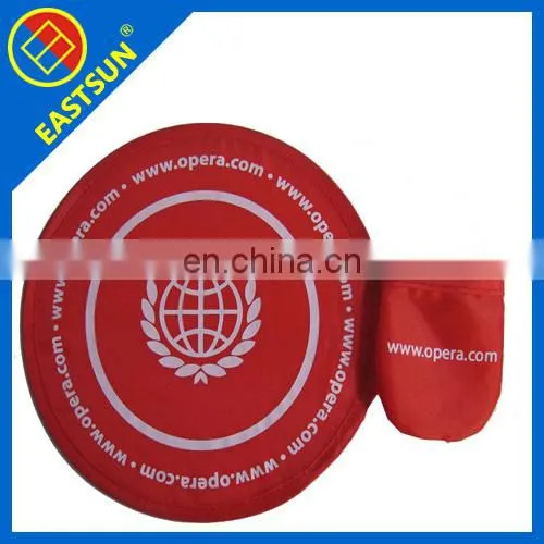 Promotional Fabric Folding Frisbee , pop up frisbee
