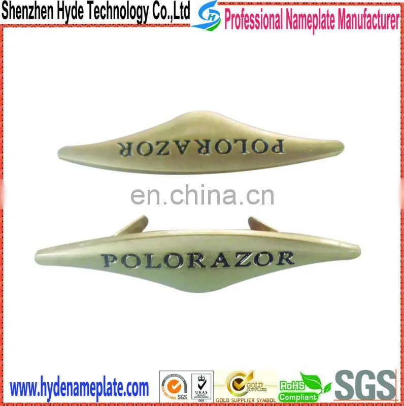 Tag Type and zinc Material metal bag logo