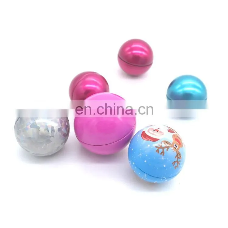 Food grade christmas sweet metal tin gift box for candy
