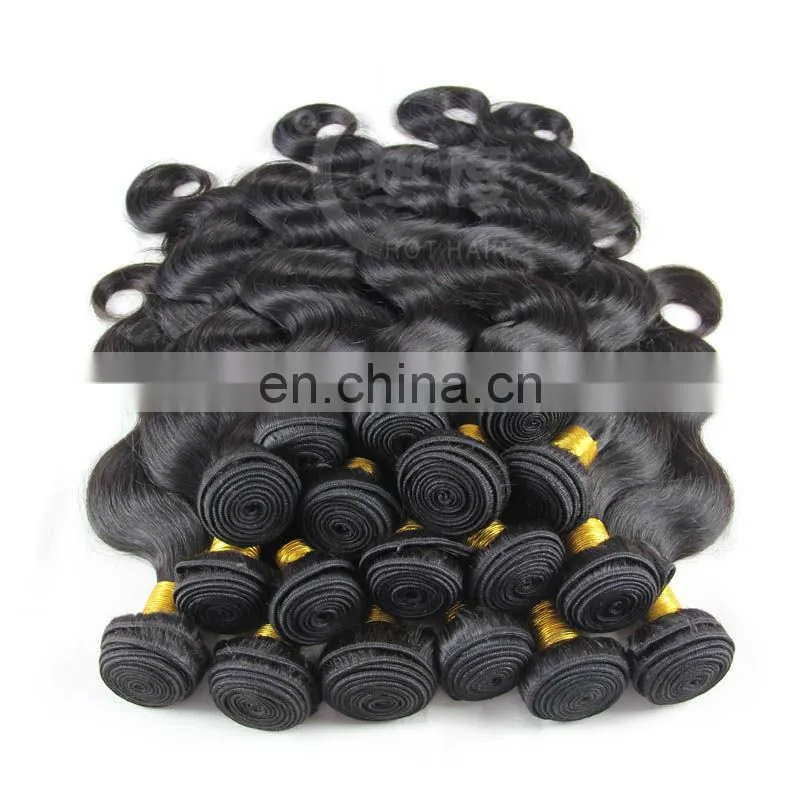 Qingdao Hothair provide china alibaba hot selling filipino virgin body wave human hair extenaion