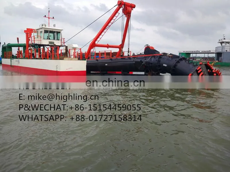 Used 18 Inch Cutter Suction Dredger For River Dredging