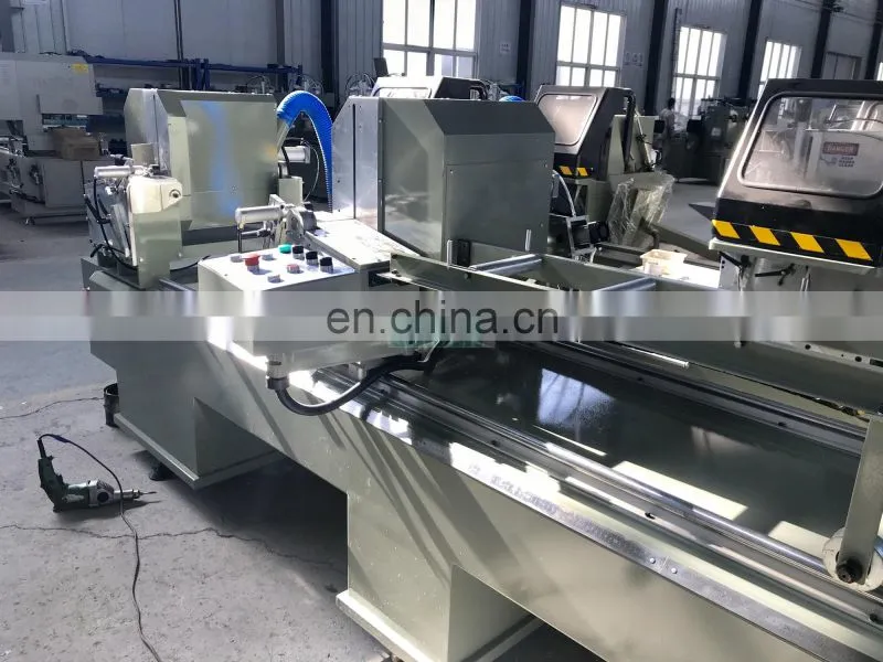 Double Heads Mitre Cutting Saw / PVC Window and Door Complete Plant