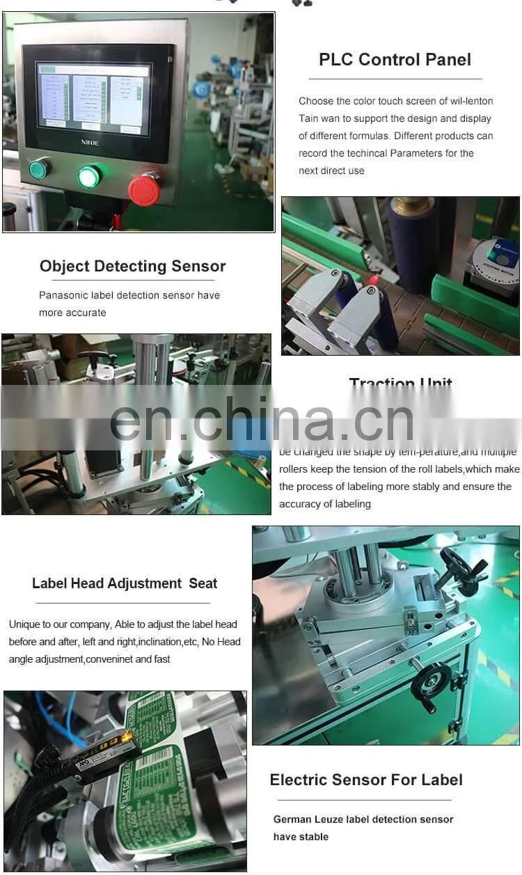 HL02 Round Bottle Label applicator Manufacturer,Automatic Adhesive Sticker Labeling Machine For Plastic Bottles