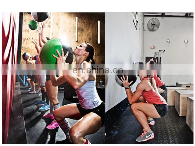 2019 New Designed Cross Fitness PU medicine balls/wall ball