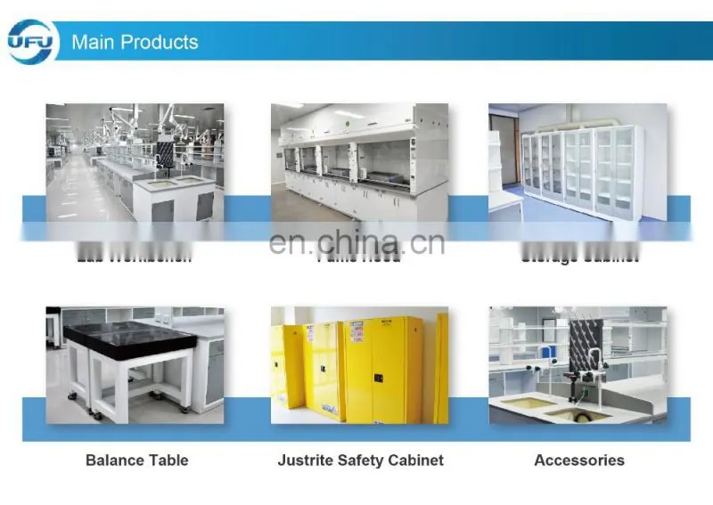 Laboratory Furniture Workbench Metal Cabinet