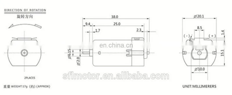 Good quality 130PA micro dc motor for electric toy and RC car
