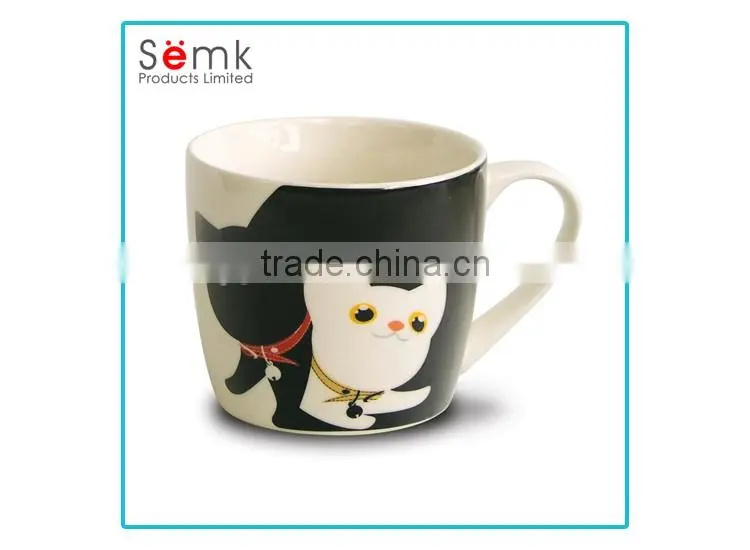 Personalized ceramic coated coffee mug with custom printing logo