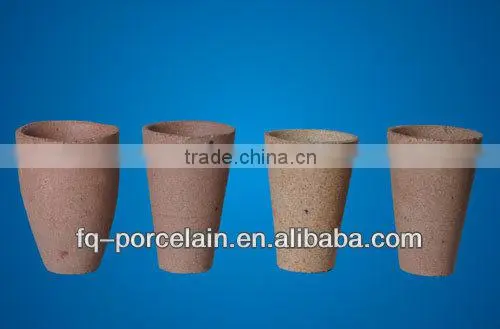Gold And Metals Melting Ceramic Fire clay Fire Assay Crucibles And Cupels