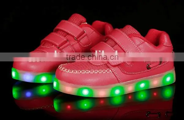 Shoes Kid 2016 Kid Shoes led Luminous Light Up Shoes for Kid With High Quality