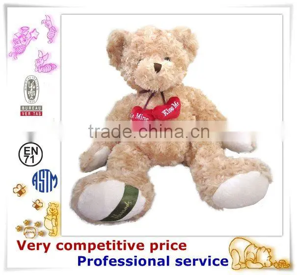 OEM Stuffed Toy,Custom Plush Toys, heart to heart teddy bear