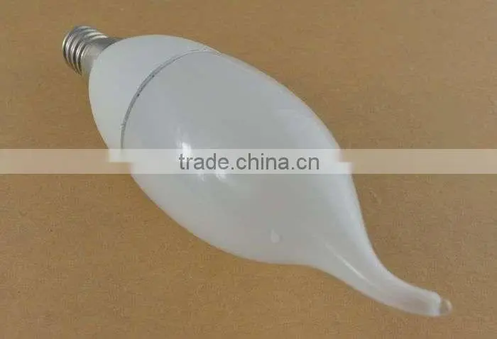 CE RoHS 5.5W 450lm E14 C37 Tail LED Candle Light