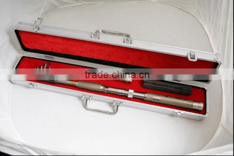 Telescopic titanium fishing rod
