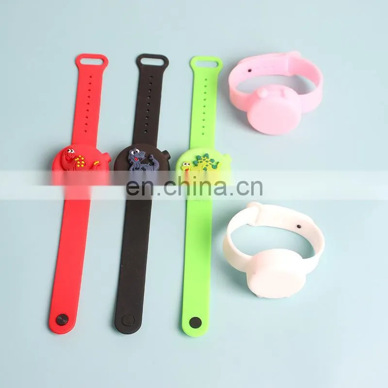 2020 Cartoon Silicone Hand Sanitizer Band Alcohol Gel Silicone Hand Sanitizer Bracelet