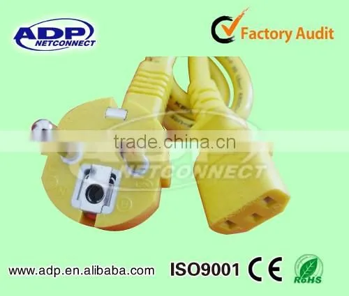 professional factory 3pins computer power cable European standard.