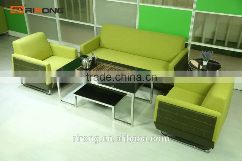 2016 New design Italian combination rexine fabric sofa