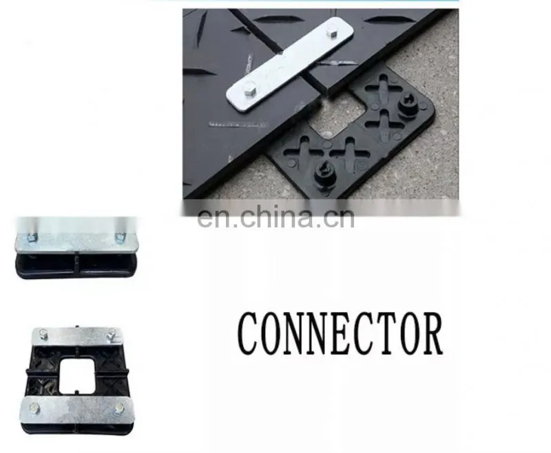 4x8 Plastic Uhmwpe Hdpe sheet temporary grounding mat protection track road sheets