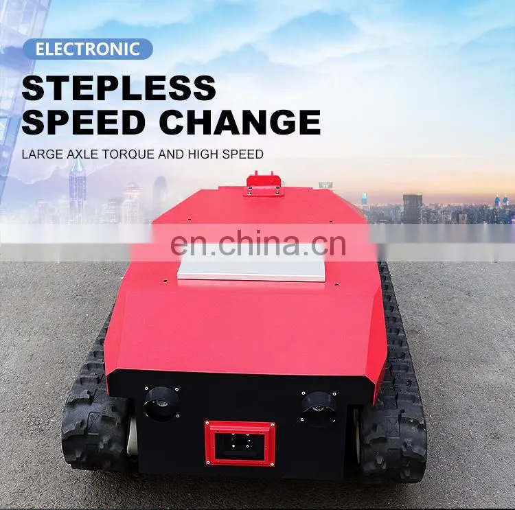 robot chassis big payload rubber track undercarriage tracked vehicle robot chassis