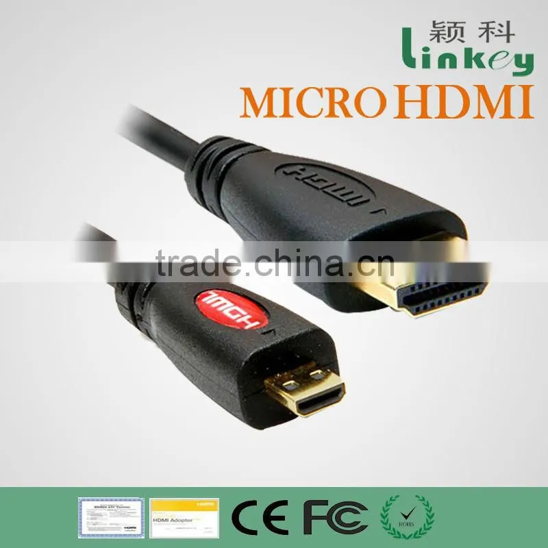 Micro hdmi cable support 1080P HDTV DVD PS3