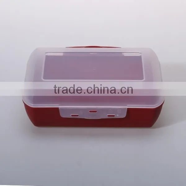 hot sale rectangle plastic lunch box for students